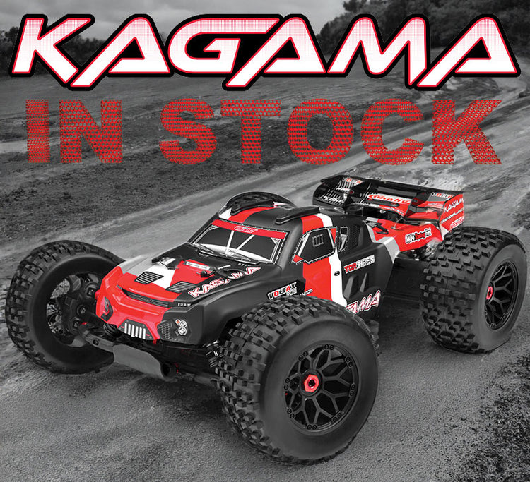 Kagama XP 6S Monster Trucks, RTR Versions & Rollers! Now Available
