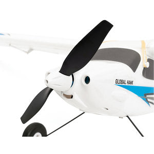 Global Hawk RC Trainer Airplane w/Floats - Red