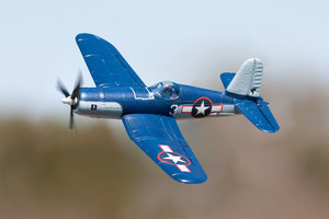F4U Corsair Jolly Rogers Micro RTF Airplane with PASS (Pilot Assist Stability Software) System