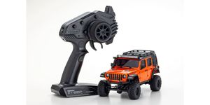 Mini-Z 4x4 Series Readyset Jeep wrangler Unlimited Rubicon w/ Accessory Parts, Punk`n Metallic