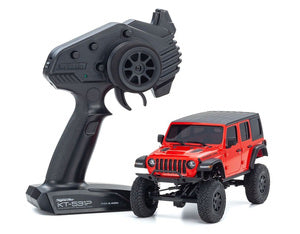 MINI-Z 4x4 MX-01 Readyset Jeep Wrangler Unlimited, Firecracker Red