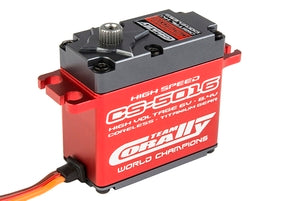 CS-5016 High Voltage/High Speed Coreless Aluminum Case Digital Servo .06/200 oz. @ 7.4v