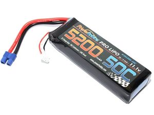 3S 11.1V 5200mAh 50C LiPo Battery with EC3 Connector
