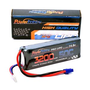 4S 14.8V 3200MAH 50C Lipo Battery w/ EC3 Connector