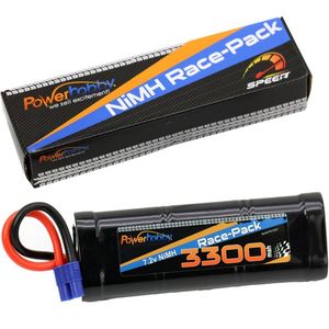 7.2V 6-Cell 3300mAh NiMH Flat Battery Pack w/EC3 Plug