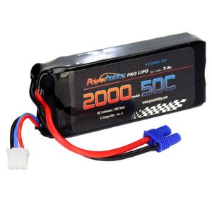 2S 2000mah 50C LiPo Battery EC2 50C Continous / 100C Brust