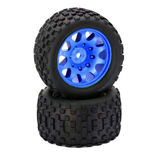 Scorpion XL Belted Tires / Viper Wheels (2) Traxxas X-Maxx 8S-Blue LESS WEIGHT, LESS BALLOONING, LESS DISTORTION, MORE DURABLE