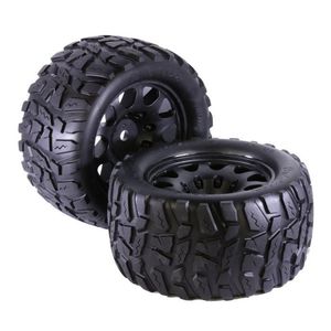 Raptor XL Belted Tires Viper Wheels Arrma Kraton Outcast 8S Black LESS WEIGHT, LESS BALLOONING, LESS DISTORTION, MORE DURABLE
