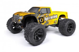 Jumpshot 1/10 Monster Truck Flux 2WD Grey / Yellow, RTR