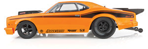 DR10 Drag Race Car, 1/10 Brushless 2WD RTR, w/ LiPo Battery & Charger, Orange